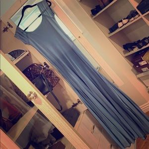 Full length blue Ralph Lauren dress